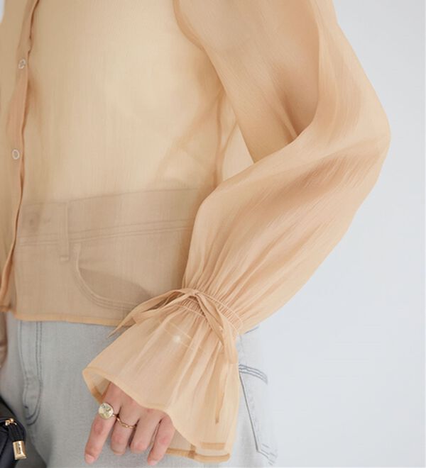 alotta（アロッタ）の「シアーブラウスカーディガン（その他カーディガン）」｜詳細画像