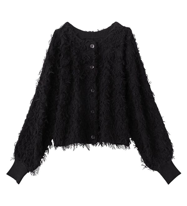 Viola e Viola（ヴィオラ エ ヴィオラ）の「フリンジカーディガン（ニットカーディガン）」｜詳細画像