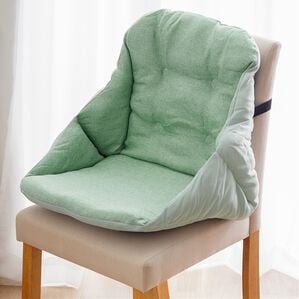 iellio（イエリオ）の「抗菌防臭　腰スッポリクッション（チェアカバー・チェアパッド）」｜グリーン