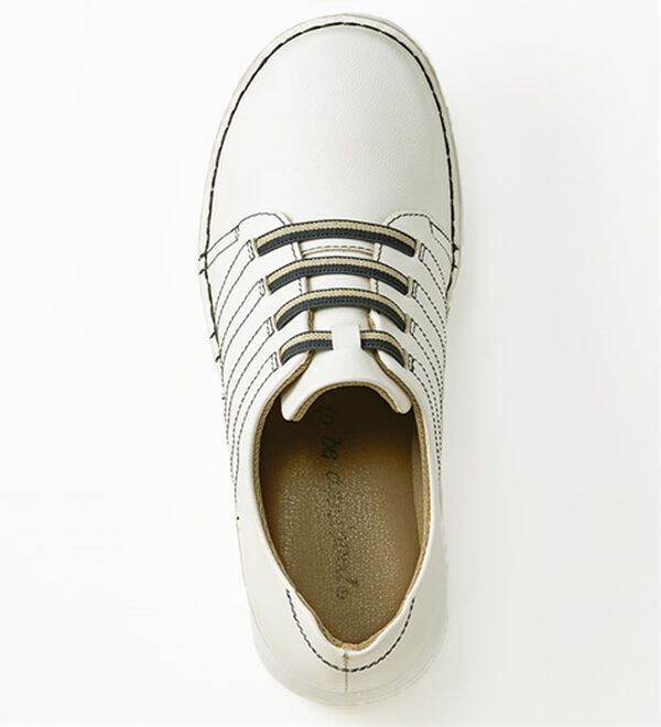 ルフラン（ルフラン）の「ｔｏ　ｂｅ　ｃｏｎｔｉｎｕｅｄ　４Ｅ山羊革ステッチデザイン甲ゴムシューズ（スニーカー）」｜詳細画像