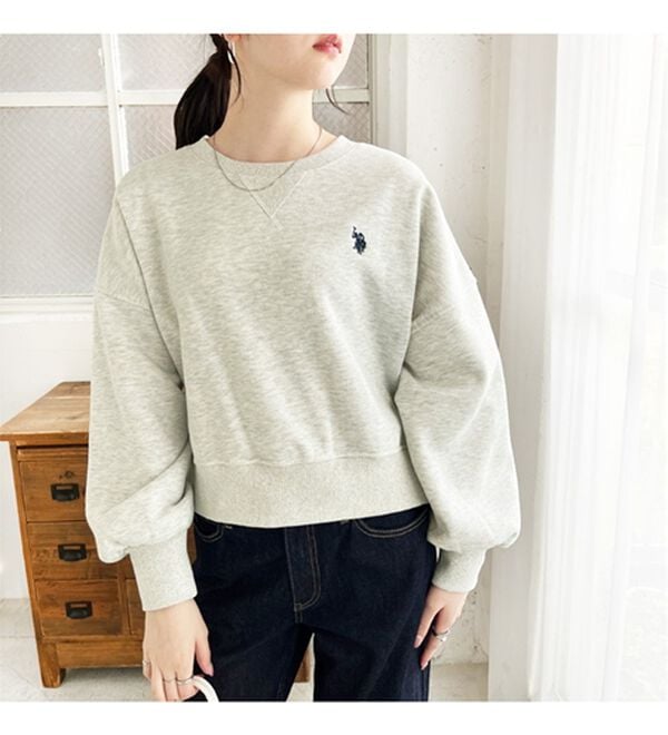 GeeRA（ジーラ）の「【Ｕ．Ｓ．ＰＯＬＯ　ＡＳＳＮ】ショートスウェット（トレーナー・スウェット）」｜詳細画像