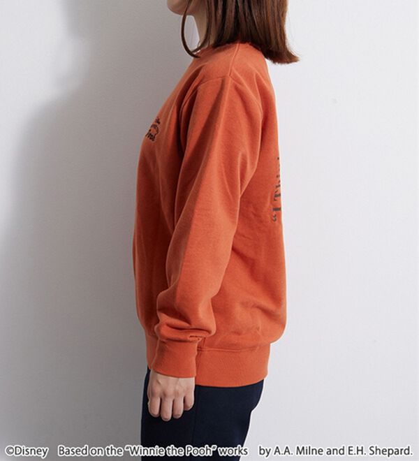 Disney＞【プー】バックプリント裏起毛トレーナー - ベルーナ