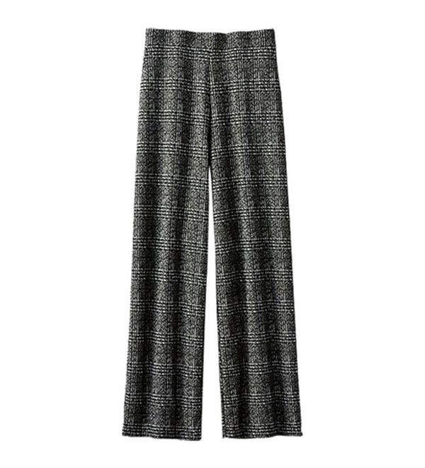 ぐんぐん伸びてラク！ジャカードワイドパンツ - ベルーナ【公式】 