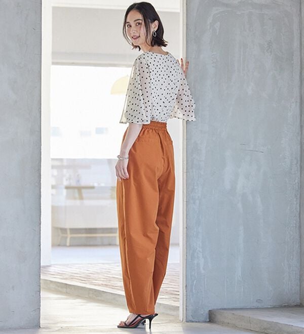 RANAN（ラナン）の「ひんやり！カーブパンツ（フルレングスパンツ）」｜詳細画像