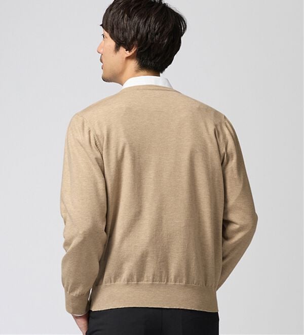 REMEN'S（リメンズ）の「【洗える】やわらかタッチＶネックセーター（メンズニット・セーター）」｜詳細画像