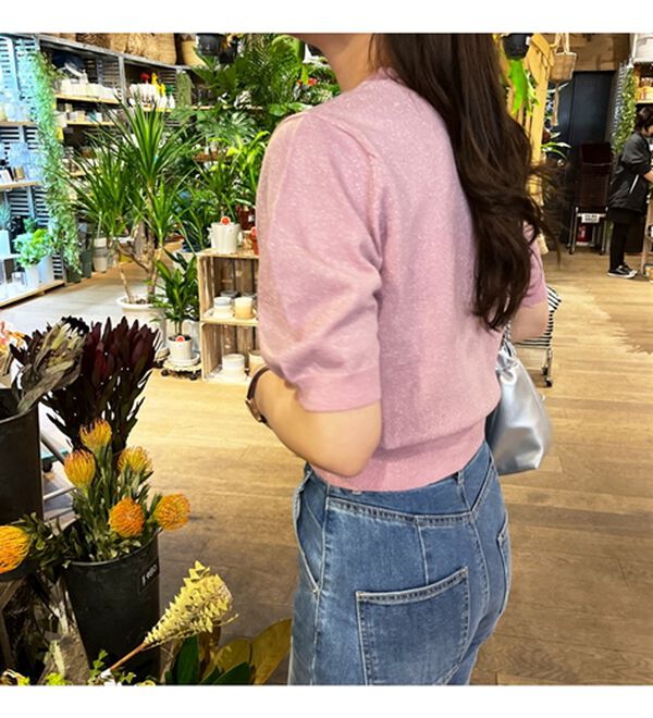 GeeRA（ジーラ）の「ラメパフスリーブニット（ニット・セーター）」｜詳細画像