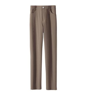 BELLUNA（ベルーナ）の「ヒンヤリなめらか！マシュマロパンツ（フルレングスパンツ）」｜グレージュ