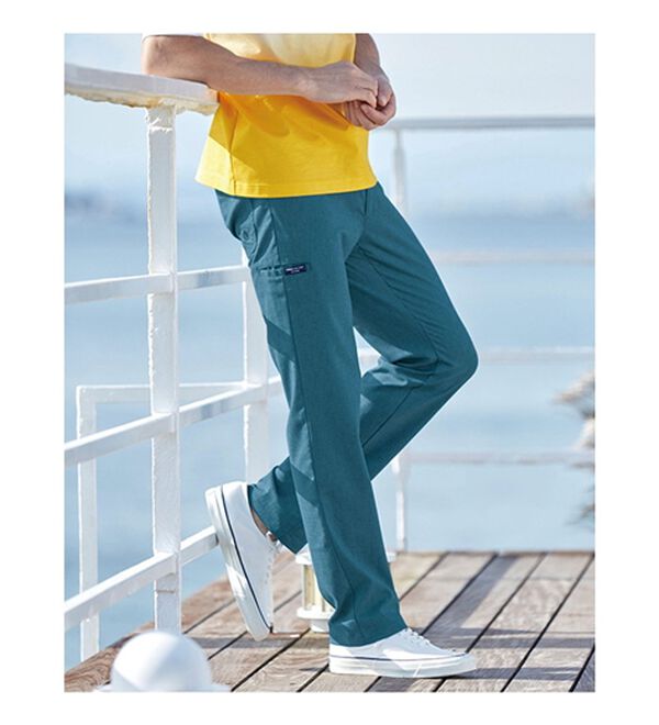 「＜コムルヴァン・オム・ゴルフ＞大人のドライストレッチゴルフパンツ（メンズフルレングスパンツ）」｜詳細画像