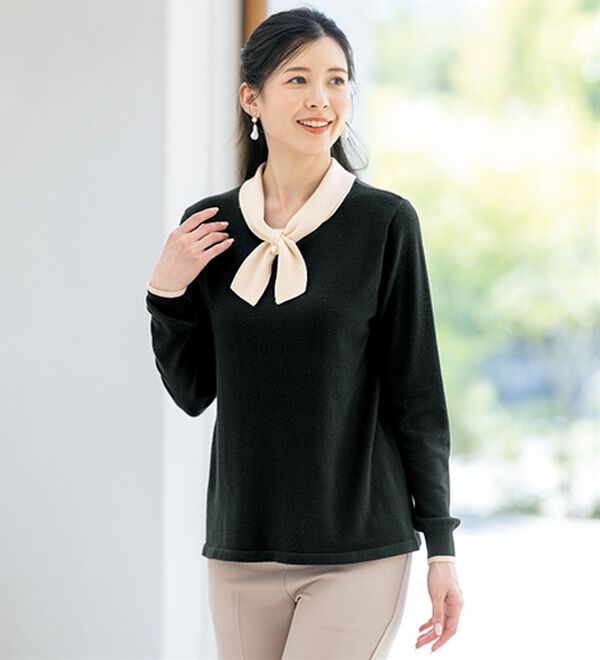 ルフラン（ルフラン）の「選べる衿デザインニット（ニット・セーター）」｜詳細画像