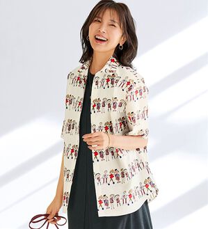 BELLUNA（ベルーナ）の「遊び心はずむ！綿１００％プリントシャツ（シャツ）」｜フレンズ