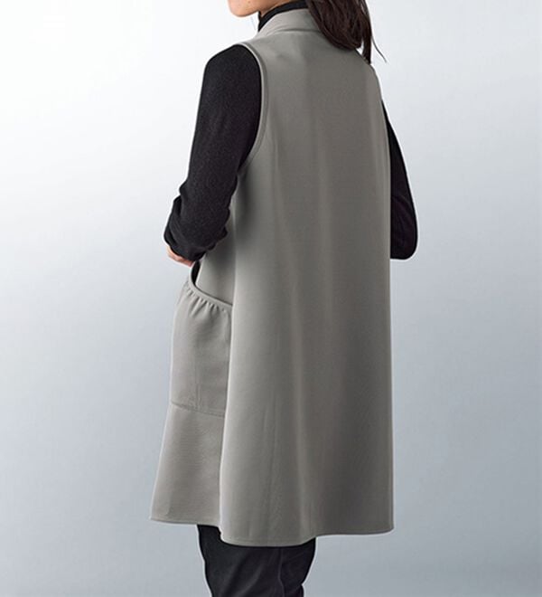 BELLUNA（ベルーナ）の「ツイード調切替デザインベスト（ベスト）」｜詳細画像