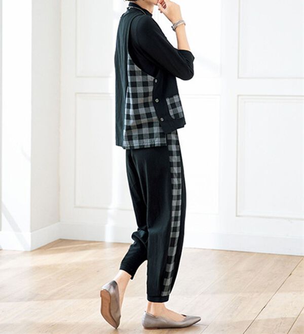 ルフラン（ルフラン）の「さらり涼やか大人のセットアップ＜オリアス＞（セットアップ）」｜詳細画像