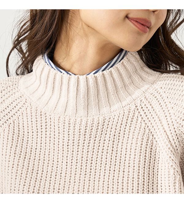 BELLUNA（ベルーナ）の「モール素材チャンキーニットプルオーバー（ニット・セーター）」｜詳細画像