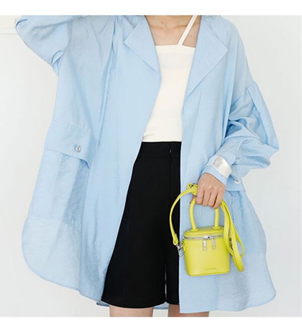 GeeRA（ジーラ）の「ビッグシルエットシャツジャケット（シャツ）」｜詳細画像