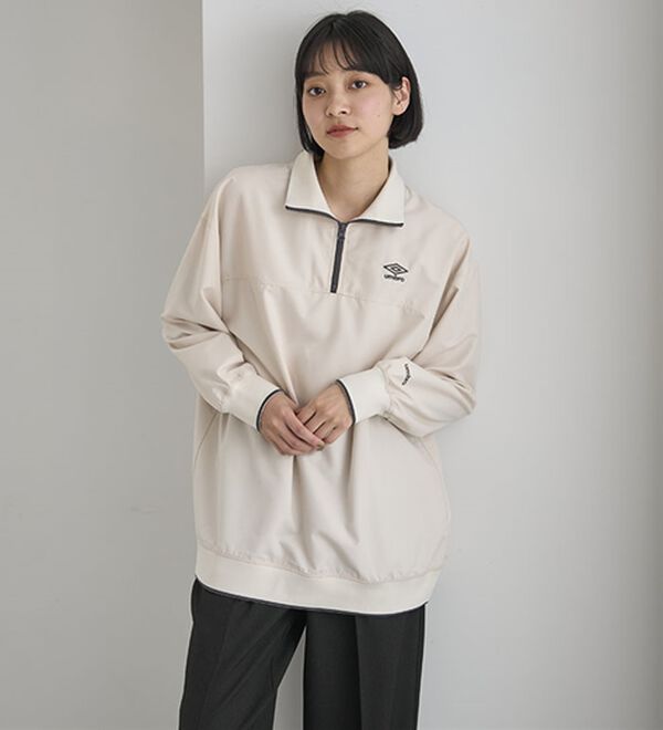 BELLUNA（ベルーナ）の「＜ｕｍｂｒｏ＞ハーフジッププルオーバー（カットソー）」｜詳細画像