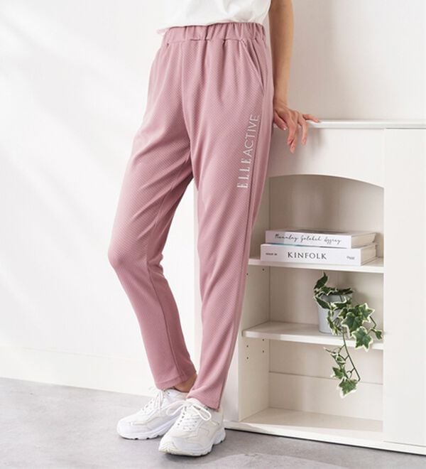 BELLUNA（ベルーナ）の「＜ＥＬＬＥ　Ａｃｔｉｖｅ＞ハニカムメッシュ素材ジャージパンツ（その他パンツ）」｜詳細画像