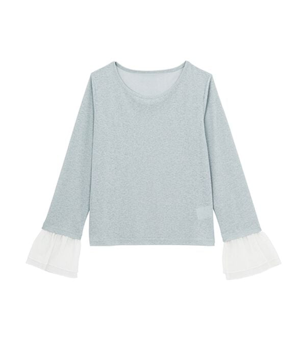 RANAN（ラナン）の「フレアーチュール袖スラブシアーＴ（カットソー）」｜詳細画像