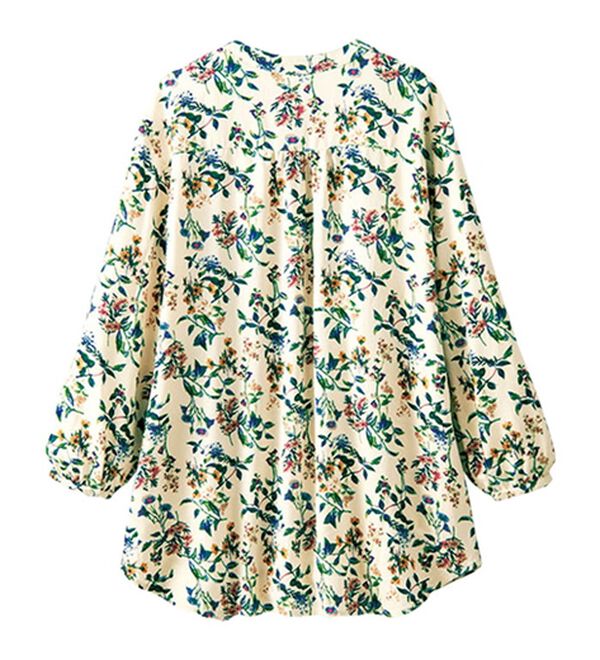 BELLUNA（ベルーナ）の「レーヨン素材ギャザーデザインブラウス（ブラウス）」｜詳細画像