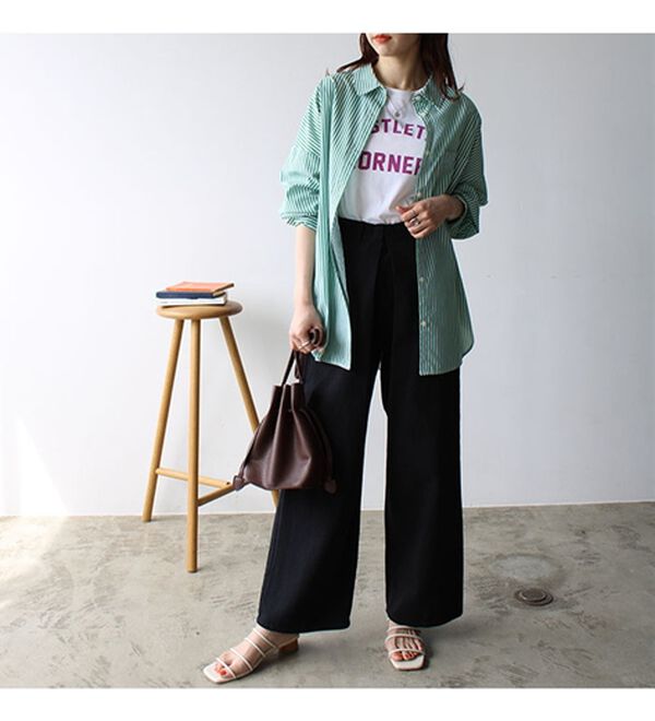 GeeRA（ジーラ）の「アソート柄オーバーサイズシャツ（シャツ）」｜詳細画像