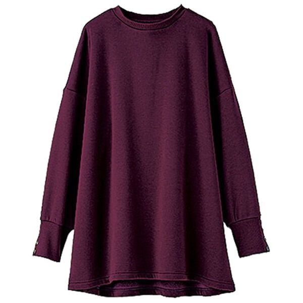 BELLUNA（ベルーナ）の「裏ファー素材袖ボタンチュニック（チュニック）」｜詳細画像