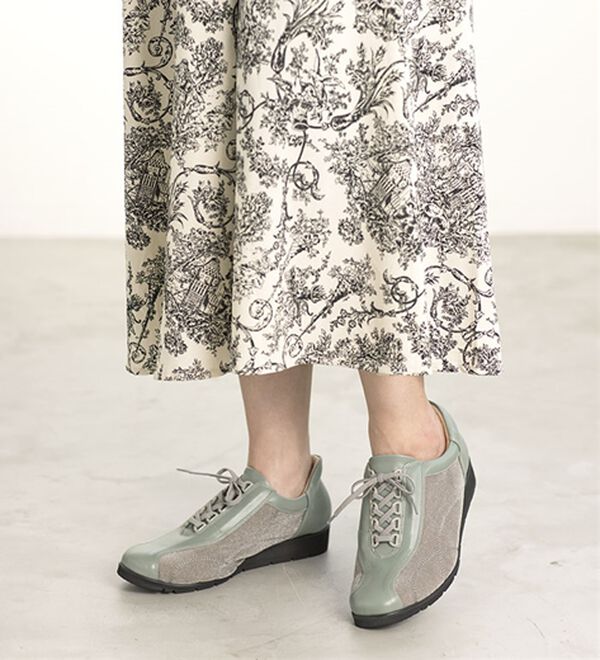 ルフラン（ルフラン）の「時見さんのスッと履ける５Ｅストレッチウォーキング（スニーカー）」｜詳細画像