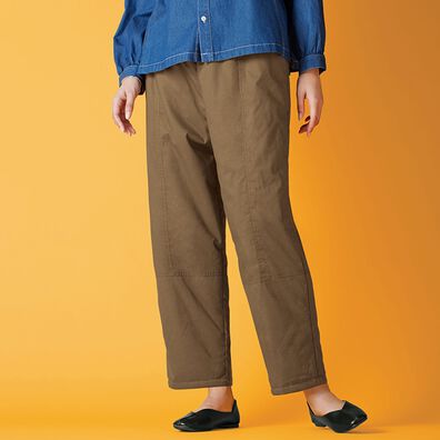 BELLUNA（ベルーナ）の「あったか中わたゆったりパンツ（ワイドパンツ・ガウチョ）」