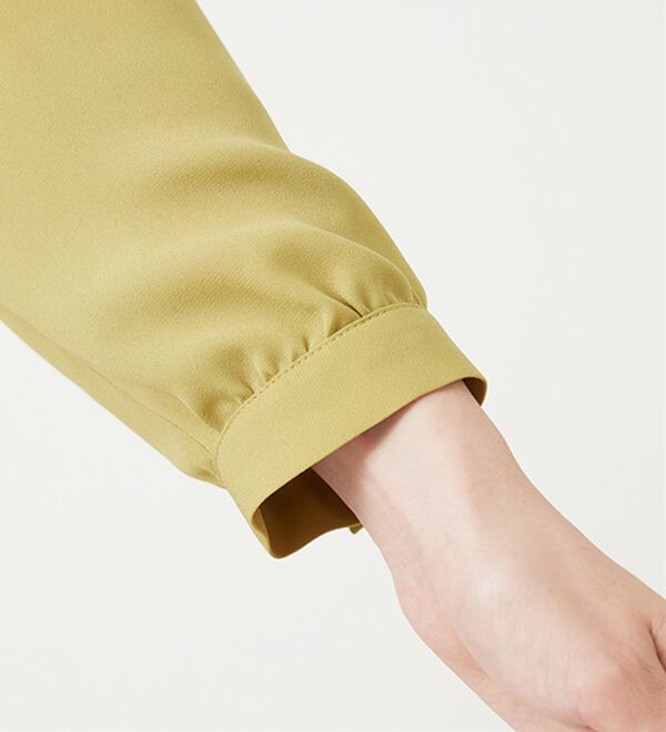 BELLUNA（ベルーナ）の「ジョーゼット素材裾ティアードブラウス（ブラウス）」｜詳細画像