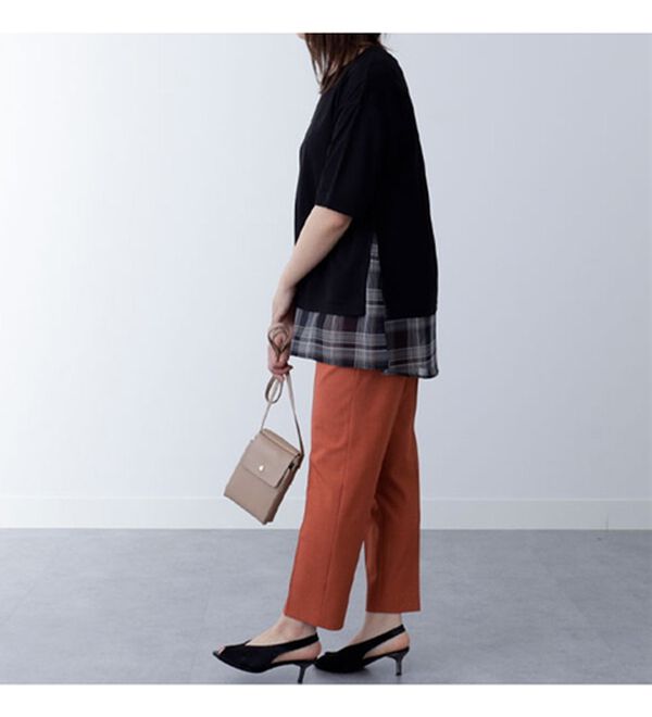 BELLUNA（ベルーナ）の「シフォンプリント切替チュニック（チュニック）」｜詳細画像