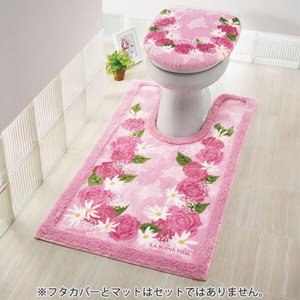 「＜ブエナビーダ＞トイレタリー（トイレマット）」｜ローズ