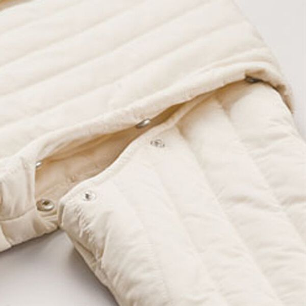 BELLUNA（ベルーナ）の「中わたストライプキルト２ＷＡＹコート（ハーフコート）」｜詳細画像