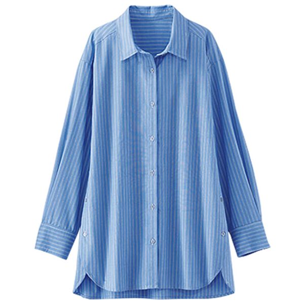 BELLUNA（ベルーナ）の「＜ＳＯＬＯＴＥＸ（Ｒ）＞アイロン要らずの日よけシャツ（シャツ）」｜詳細画像