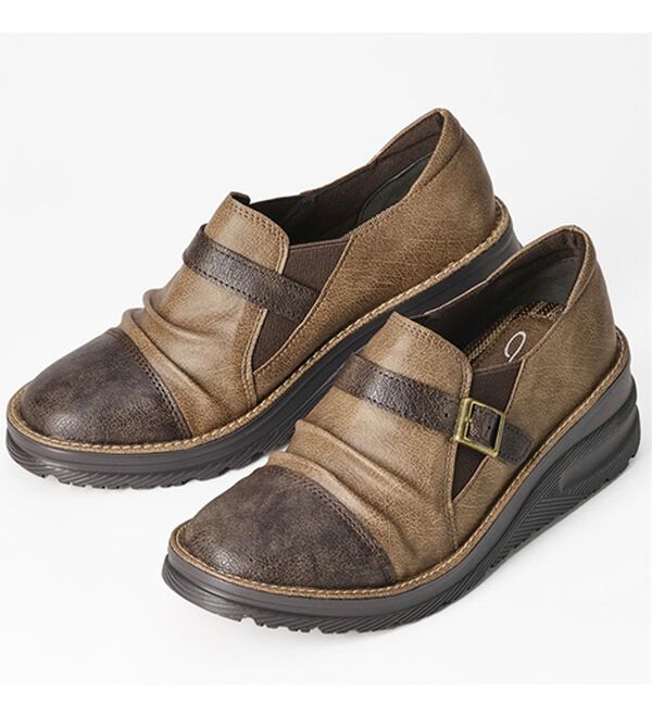 ベルレッタ マスチェッタ＞アウトステッチカジュアルベルトスリッポン