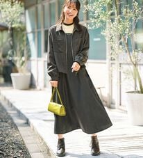 BELLUNA（ベルーナ）の「麻調ジャケット&times;キャミワンピアンサンブル（その他ワンピース）」