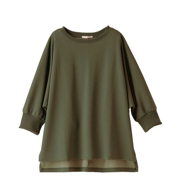 BELLUNA（ベルーナ）の「リブ切替ドルマンデザインプルオーバー（カットソー）」｜詳細画像