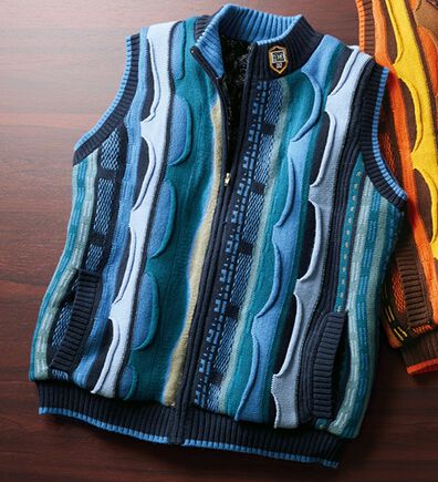 「＜フィッチェ　ゴルフ＞フルジップ中わたベスト（メンズベスト）」