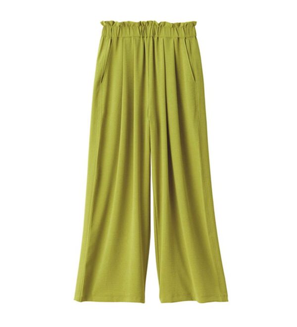 RANAN（ラナン）の「ひんやり！リラックスタックワイドパンツ（ワイドパンツ・ガウチョ）」｜詳細画像