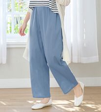 「ベタつきをサラッ！綿１００％楊柳ラクばきパンツ（パジャマ・ルームウェア）」