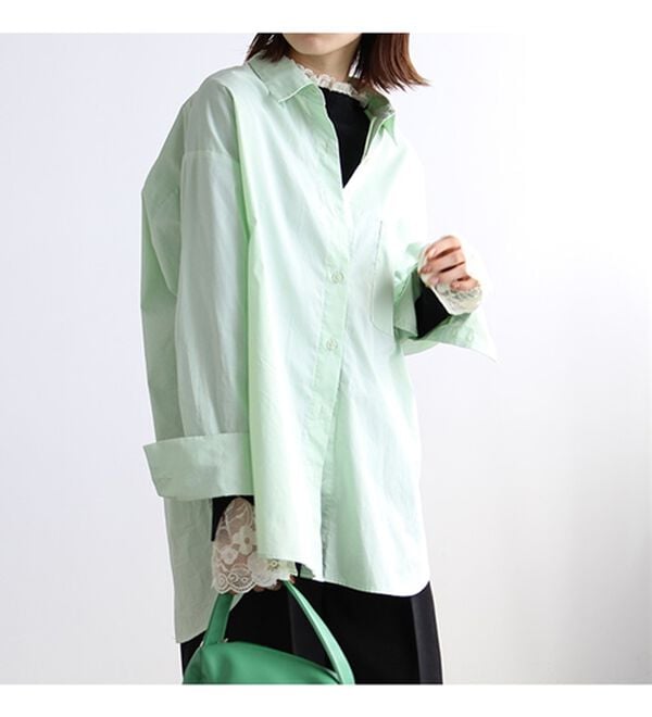 GeeRA（ジーラ）の「大人可愛い！レースが上品なハイネックニット（ニット・セーター）」｜詳細画像