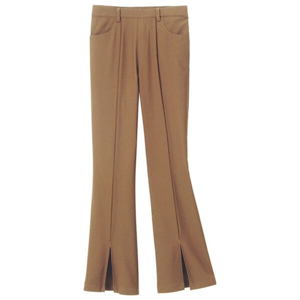 BELLUNA（ベルーナ）の「【ＵＮＤＯＶＥ】＜ＬＥＮＺＩＮＧ（ＴＭ）ＥＣＯＶＥＲＯ（ＴＭ）繊維混＞スリットフレアーパンツ（その他パンツ）」｜詳細画像