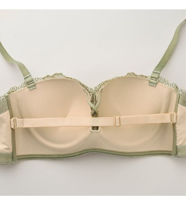YU'NOW（ユナウ）の「ずれにくい！上盛り谷間のストラップレスブラ（ノンワイヤーブラ）」｜詳細画像