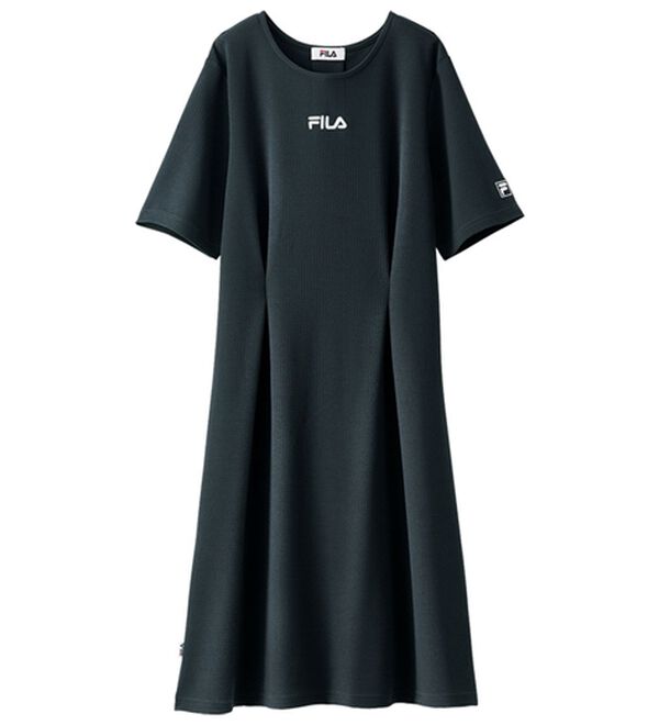 BELLUNA（ベルーナ）の「＜ＦＩＬＡ＞ふくれジャカード素材チュニックワンピース（カットソーワンピース）」｜詳細画像