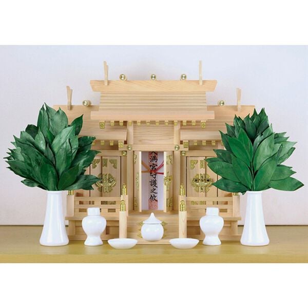 「天然榊のプリザーブド（一対）（仏壇・仏具）」｜詳細画像