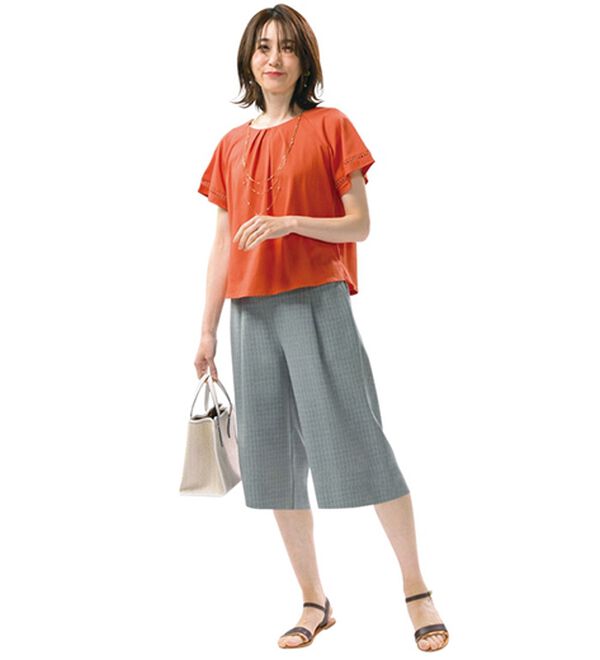 ルフラン（ルフラン）の「【３本組】日本製ひざ下丈キュロットパンツ（その他パンツ）」｜詳細画像