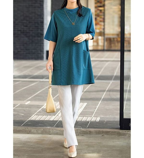 ルフラン（ルフラン）の「【３色組】パッと着て完成♪夏映えチュニック（チュニック）」｜詳細画像