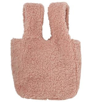 RANAN（ラナン）の「もこもこファーミニトートバッグ（ハンドバッグ）」｜ピンクベージュ