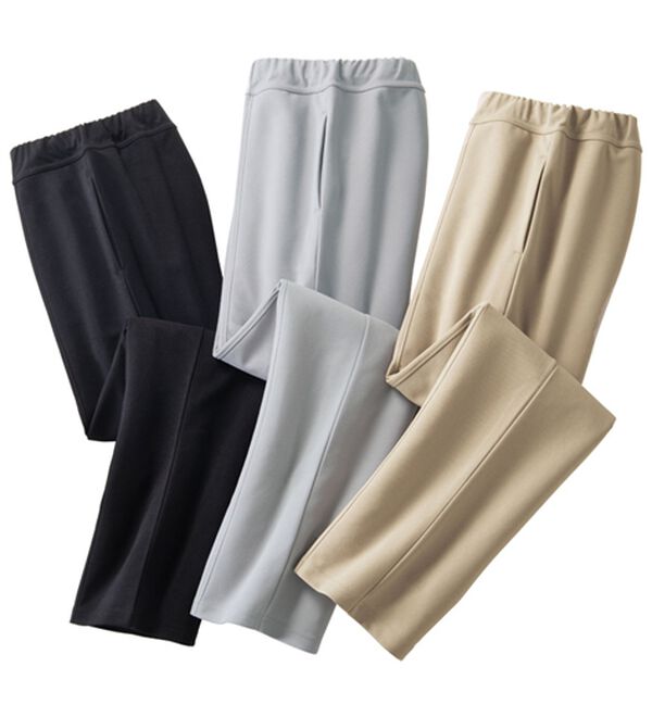 LAVIENNE（ラヴィエンヌ）の「旅行が楽しくなる！ピンタックイージーパンツ（その他パンツ）」｜詳細画像