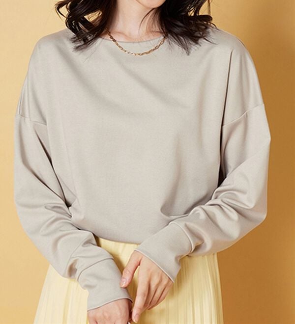 BELLUNA（ベルーナ）の「もちっとなめらか！大人顔サマ見えプルオーバー（カットソー）」｜詳細画像
