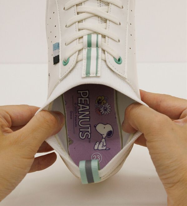 BELLUNA（ベルーナ）の「＜ピーナッツ＞履き口ゴムスニーカー（スニーカー）」｜詳細画像