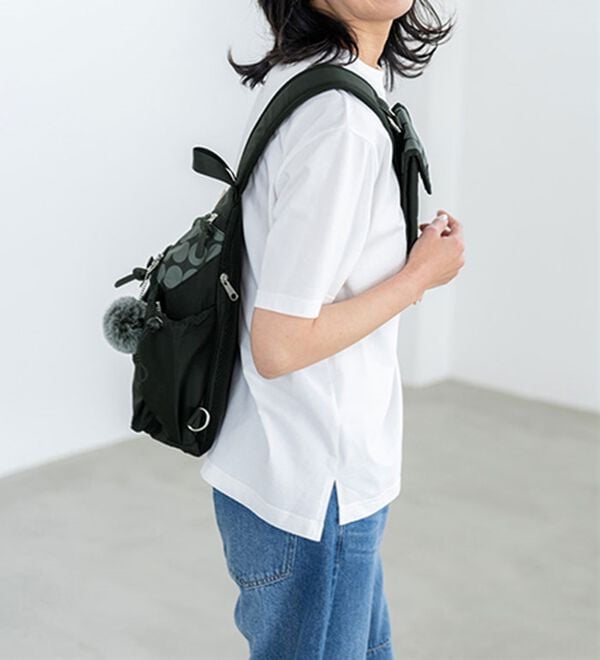 BELLUNA（ベルーナ）の「気がきく小回り優秀ボディバッグ（リュック）」｜詳細画像