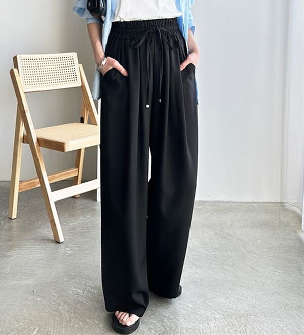 GeeRA（ジーラ）の「【体型カバー】上品なのにラクちんワイドパンツ（フルレングスパンツ）」｜詳細画像